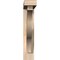 Ekena Millwork Funston Block Smooth Bracket w/ Offset Brace, Douglas Fir, 3 1/2"W x 18"D x 18"H BKT0402X18X18FST05SDF - alternate 3